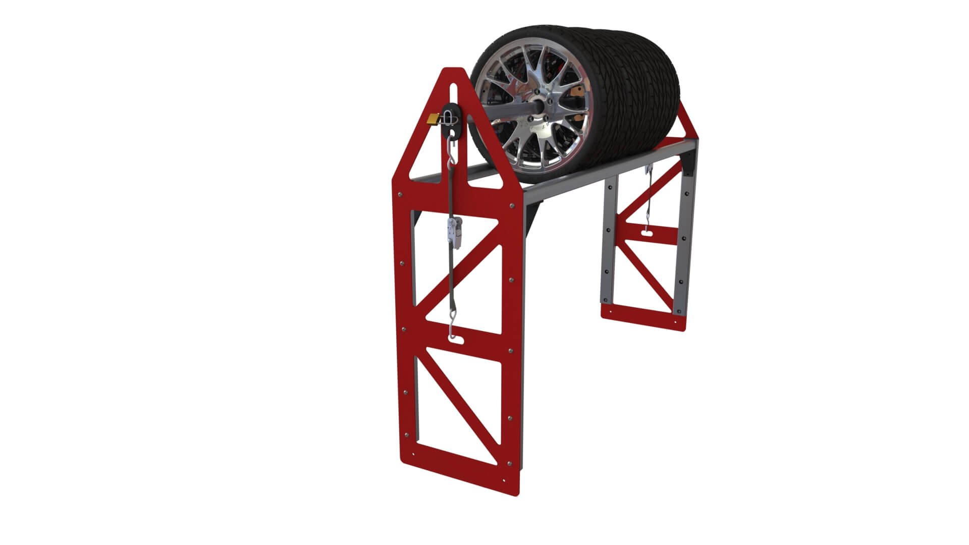 Copy of 4 Futura Tire Rack Extended with tires